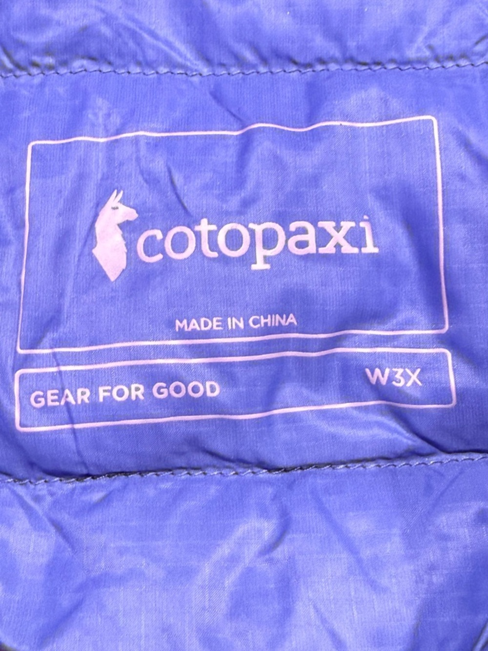 Cotopaxi Fuego Down Packable Womens Vest Size 3X Wine Stripes Color Way Outdoor - Picture 8 of 9
